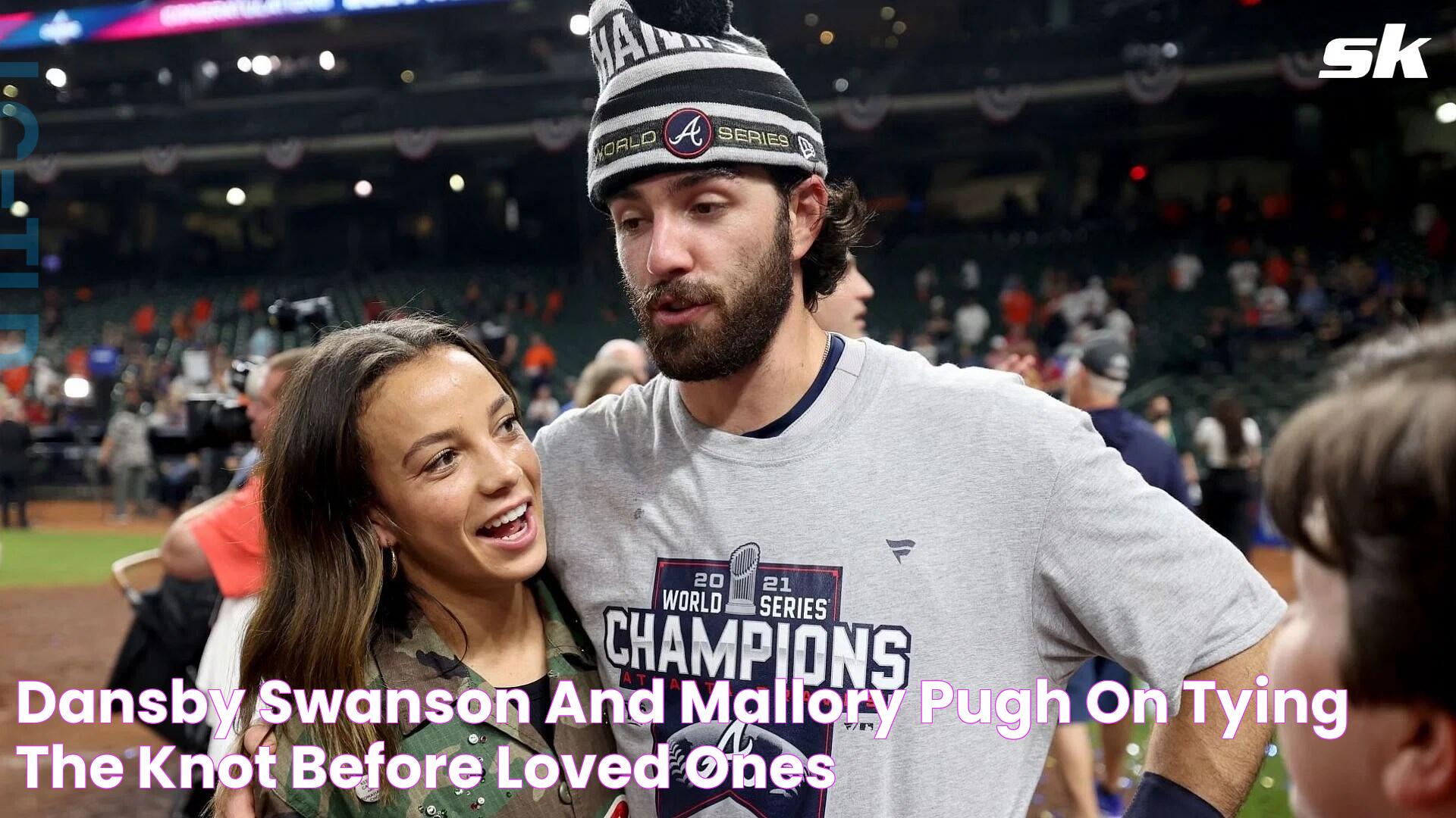 Dansby Swanson and Mallory Pugh on tying the knot before loved ones