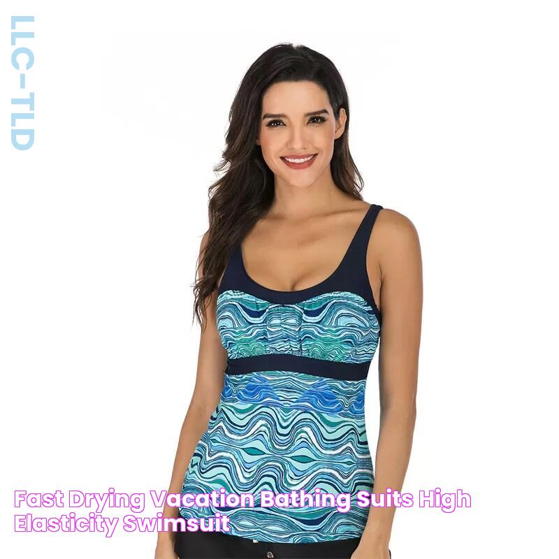 Fast Drying Vacation Bathing Suits High Elasticity Swimsuit