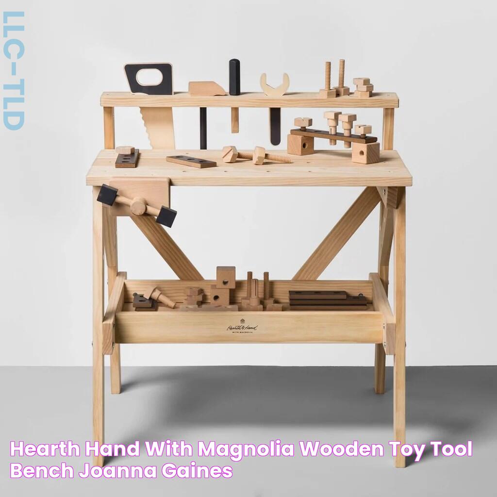 Hearth & Hand With Magnolia Wooden Toy Tool Bench Joanna Gaines