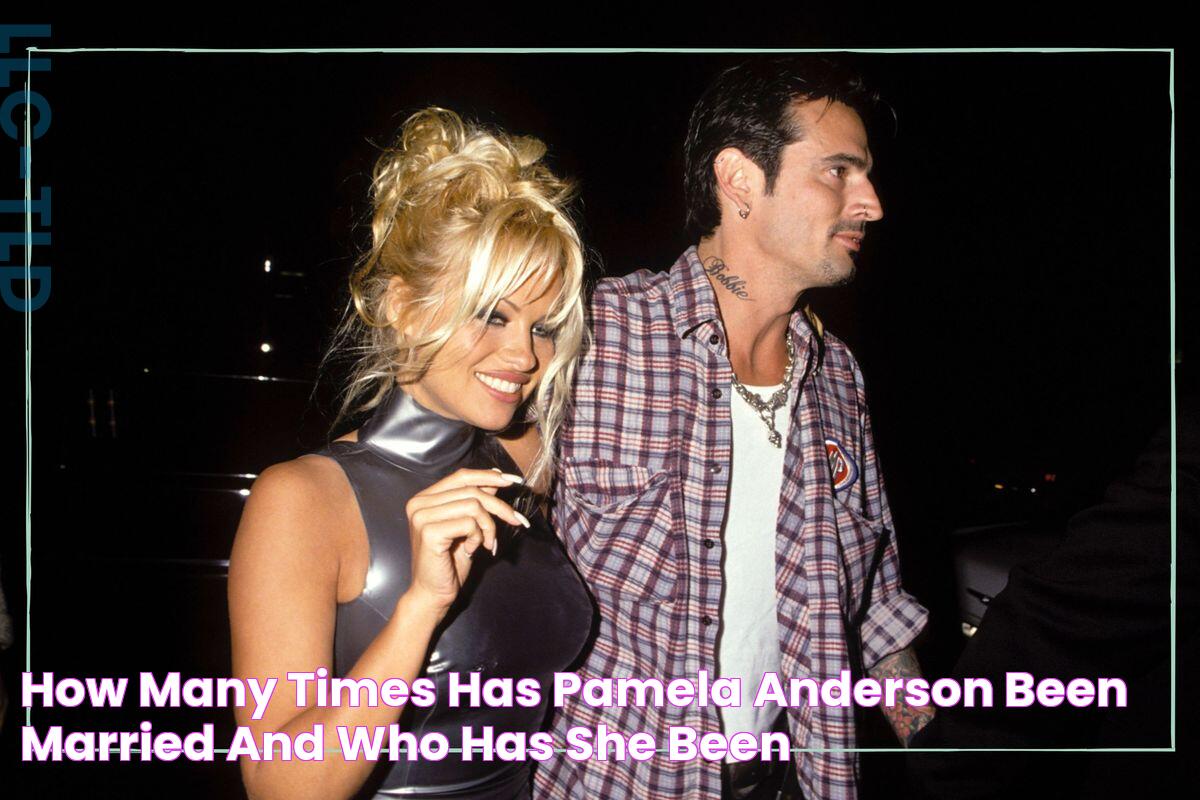 How many times has Pamela Anderson been married and who has she been