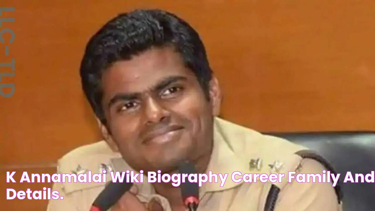 K Annamalai Wiki, Biography, Career, Family and Details.