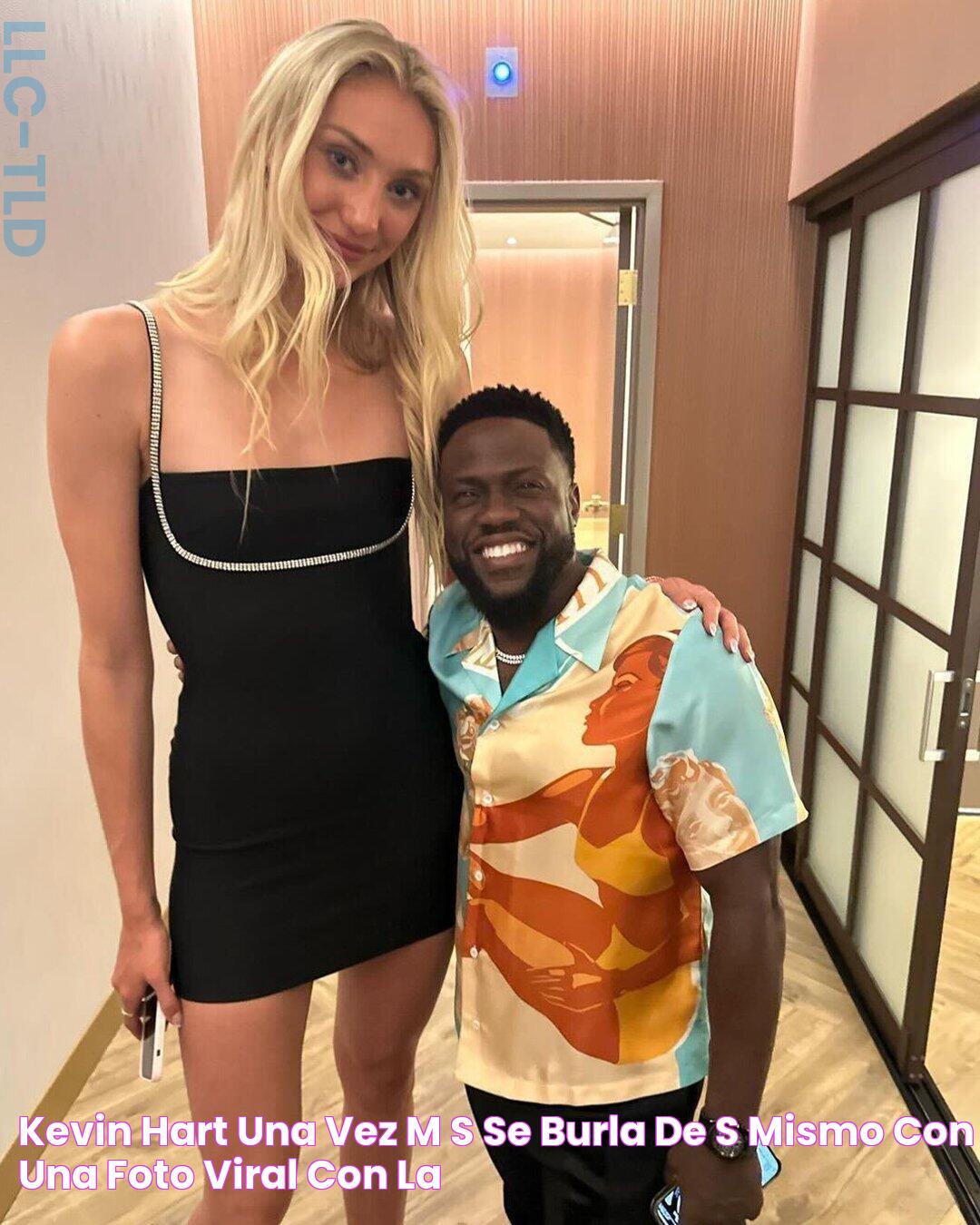 Kevin Hart una vez más se burla de sí mismo con una foto viral con la