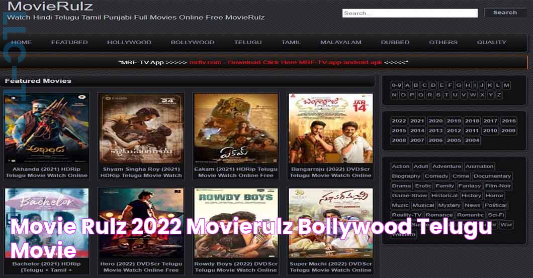 Movie rulz 2022 Movierulz Bollywood, Telugu movie