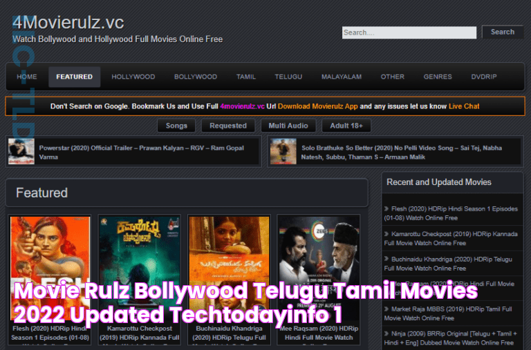 Movie rulz Bollywood,Telugu,Tamil movies [2022 updated] techtodayinfo