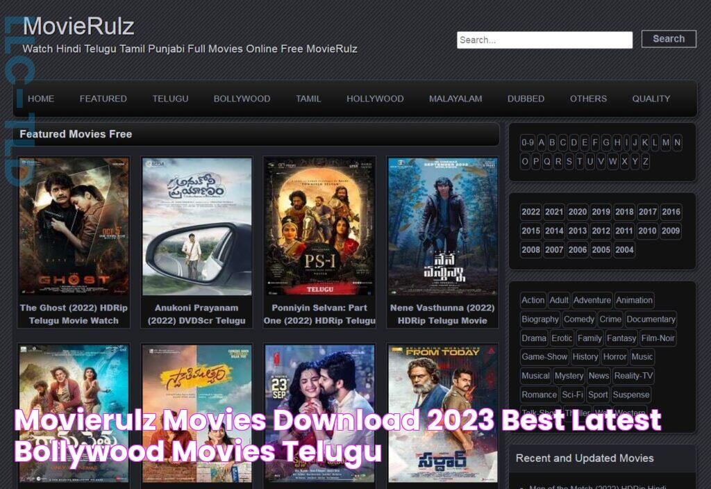 Movierulz Movies Download 2023 Best Latest Bollywood Movies, Telugu