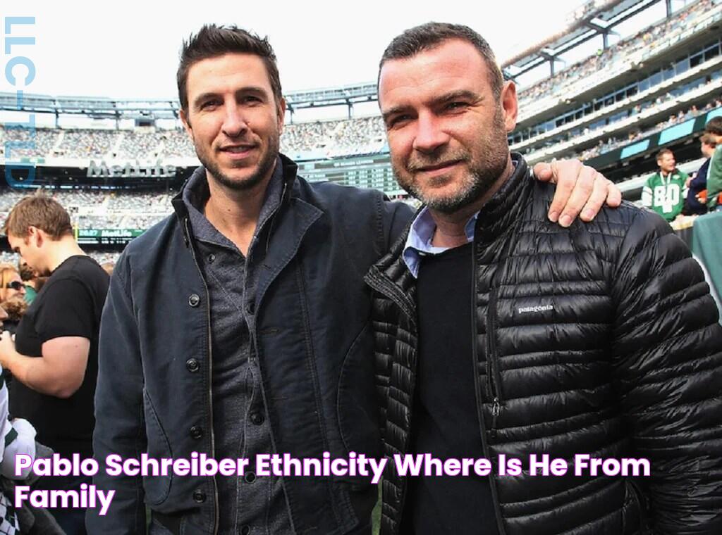 Pablo Schreiber Ethnicity, Where Is He From? Family