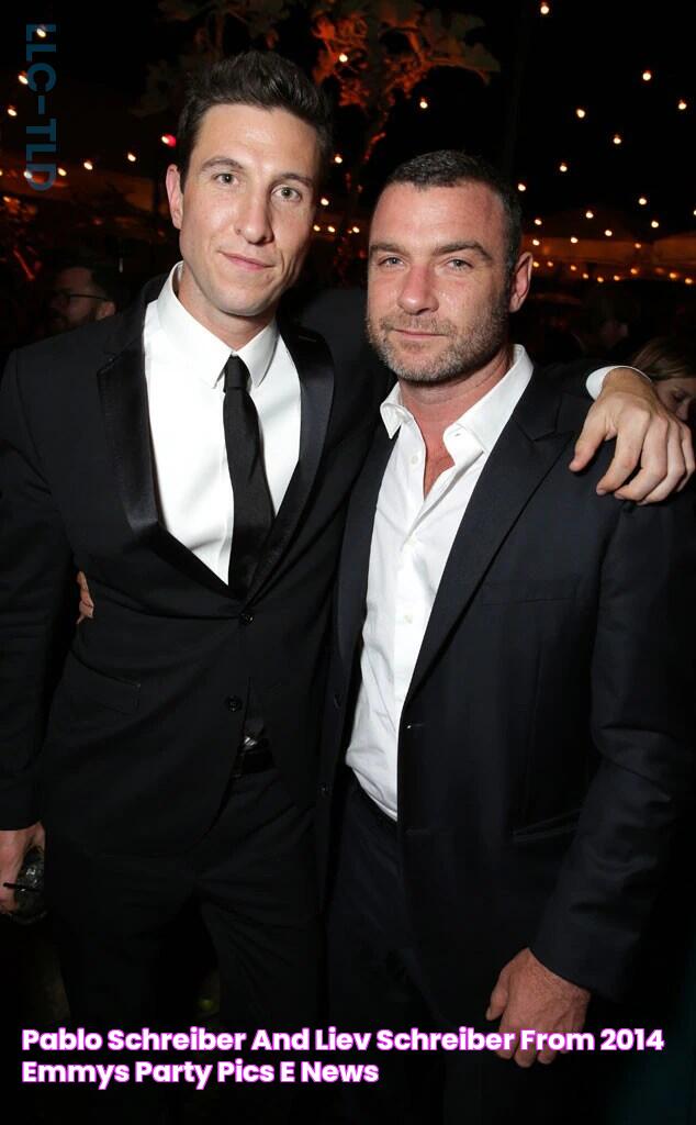 Pablo Schreiber and Liev Schreiber from 2014 Emmys Party Pics E! News