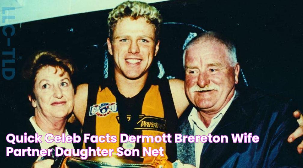 Quick Celeb Facts Dermott Brereton Wife, Partner, Daughter, Son, Net