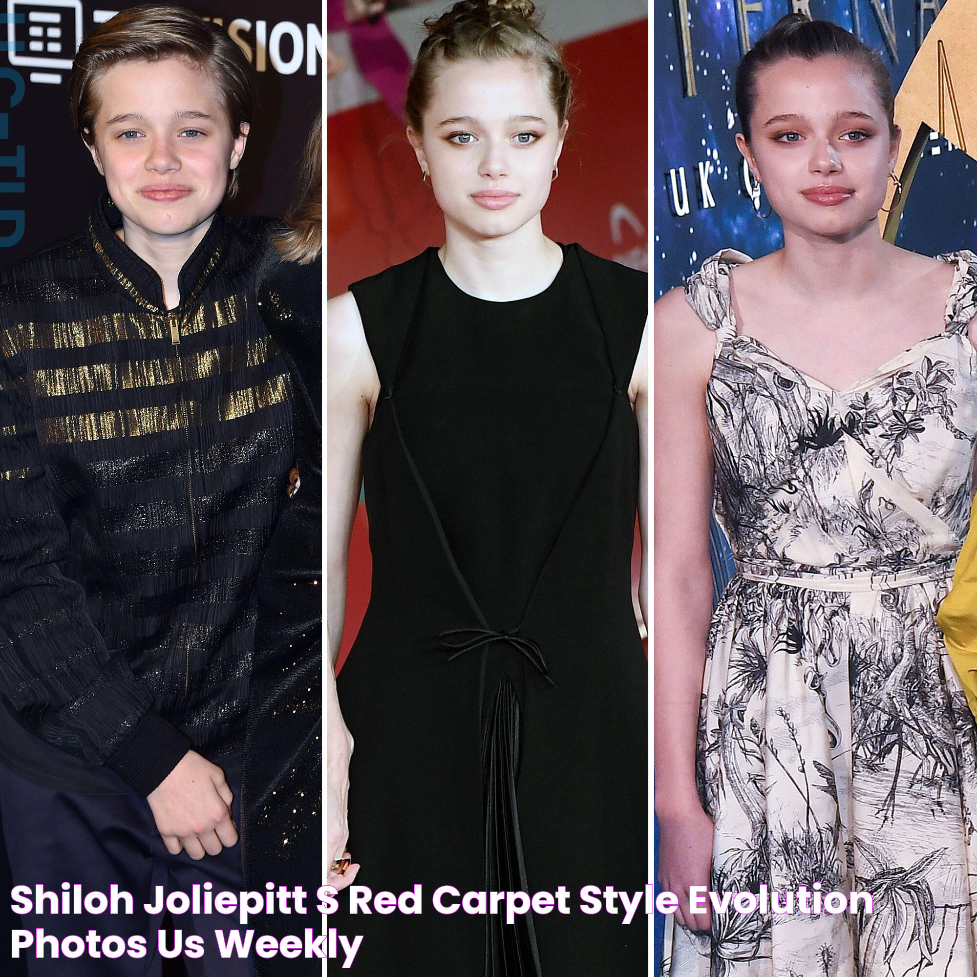 Shiloh JoliePitt’s Red Carpet Style Evolution Photos Us Weekly