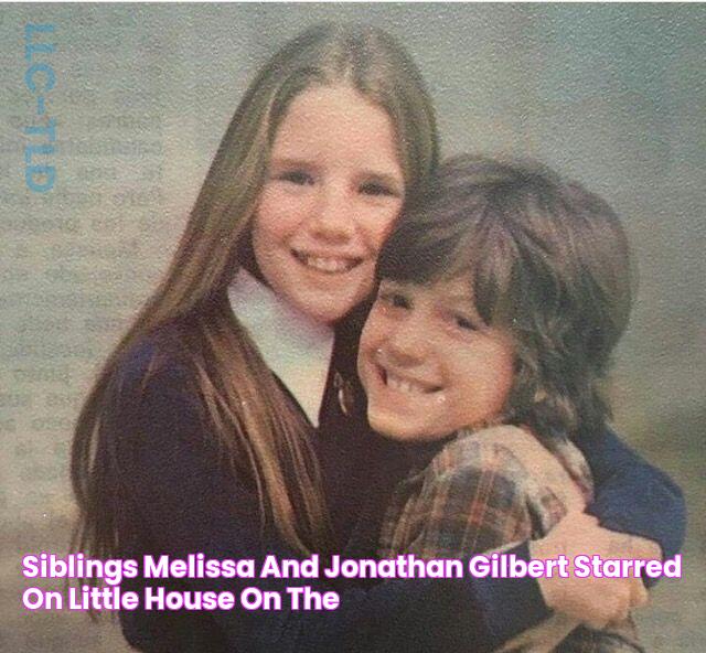 Siblings, Melissa and Jonathan Gilbert, starred on "Little House on the