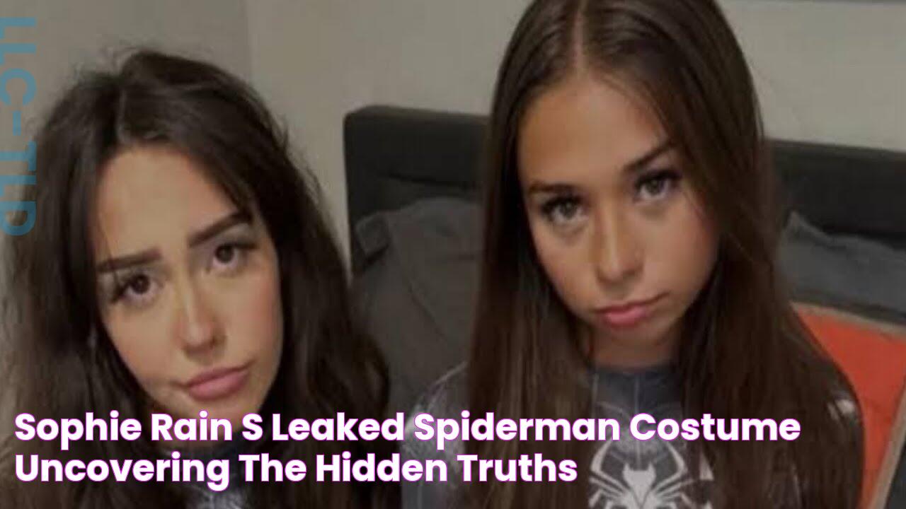 Sophie Rain's Leaked SpiderMan Costume Uncovering The Hidden Truths