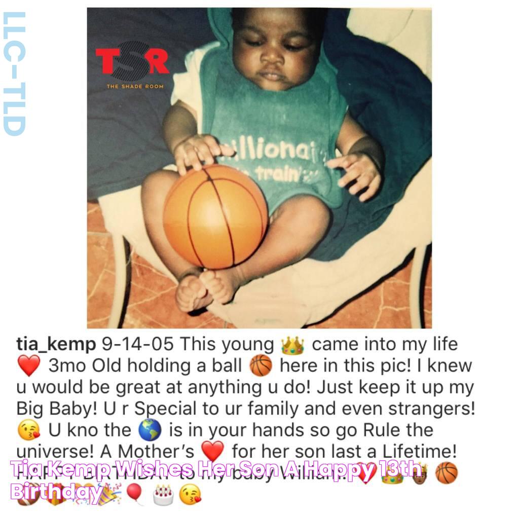 Tia Kemp Wishes Her Son A Happy 13th Birthday