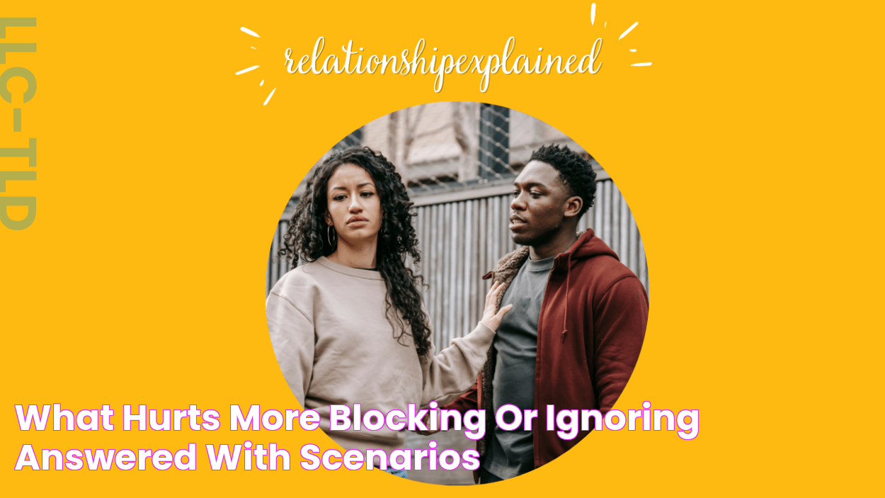 What Hurts More Blocking or Ignoring? (Answered With Scenarios)