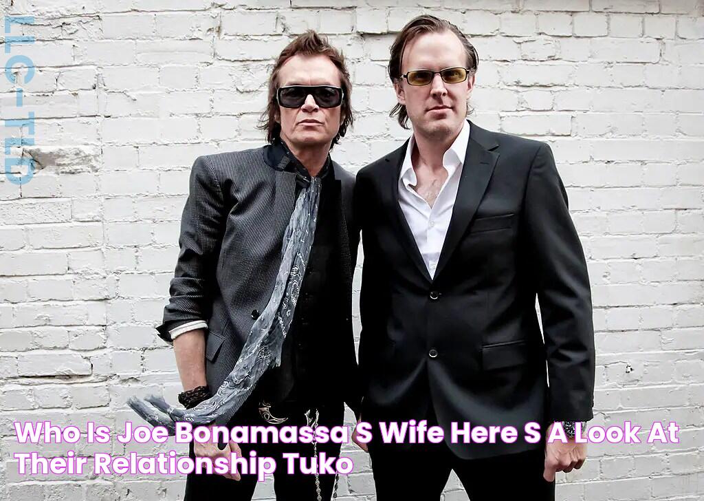 Who is Joe Bonamassa's wife? Here's a look at their relationship Tuko