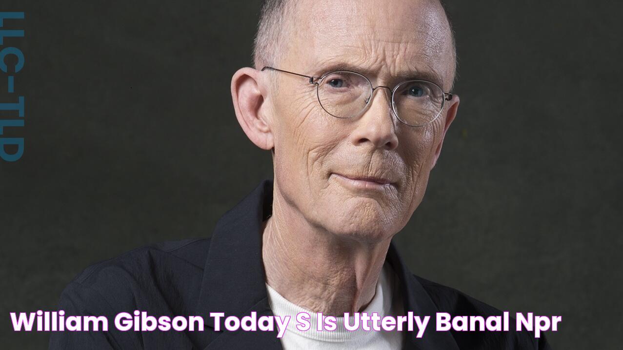 William Gibson Today's Is 'Utterly Banal' NPR