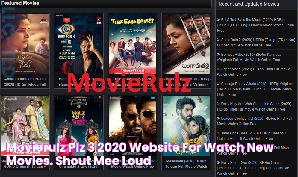 movierulz plz 3 2020 Website for watch new movies. Shout Mee Loud