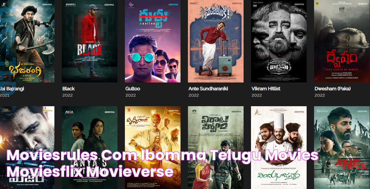 moviesrules com ibomma Telugu Movies, moviesflix, movieverse