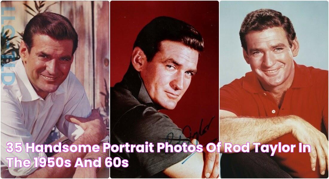 35 Handsome Portrait Photos of Rod Taylor in the 1950s and ’60s