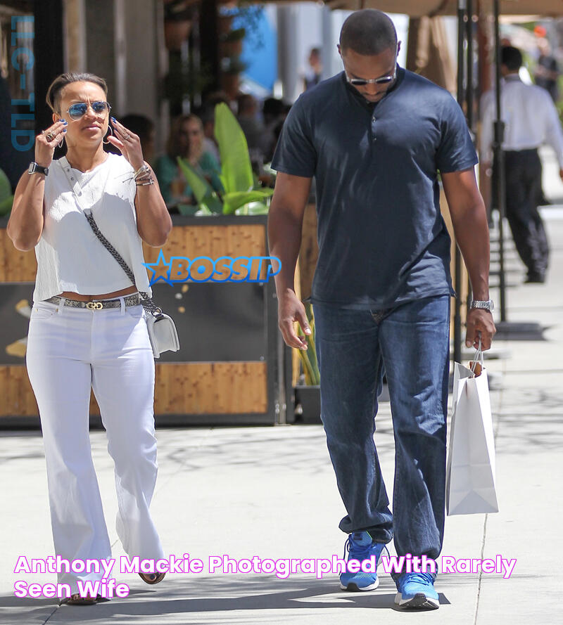 Anthony Mackie Photographed With Rarely Seen Wife