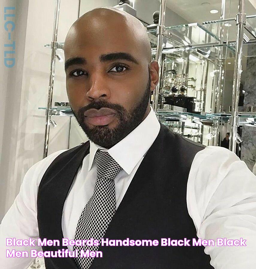 Black Men Beards, Handsome Black Men, Black Men, Beautiful Men