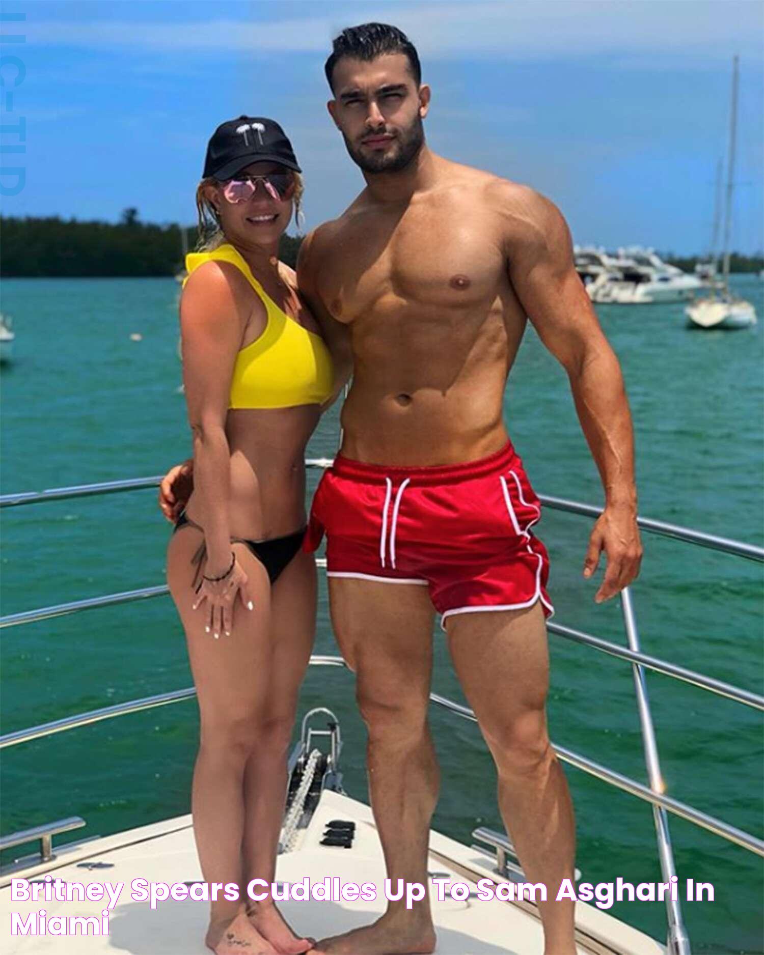 Britney Spears Cuddles Up to Sam Asghari in Miami