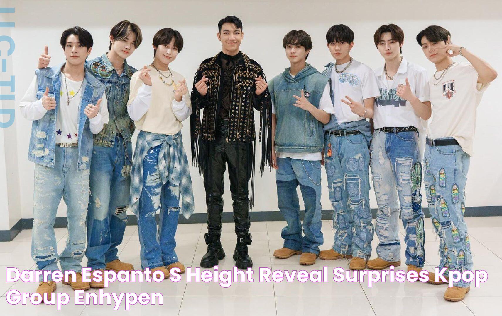 Darren Espanto's height reveal surprises Kpop group ENHYPEN