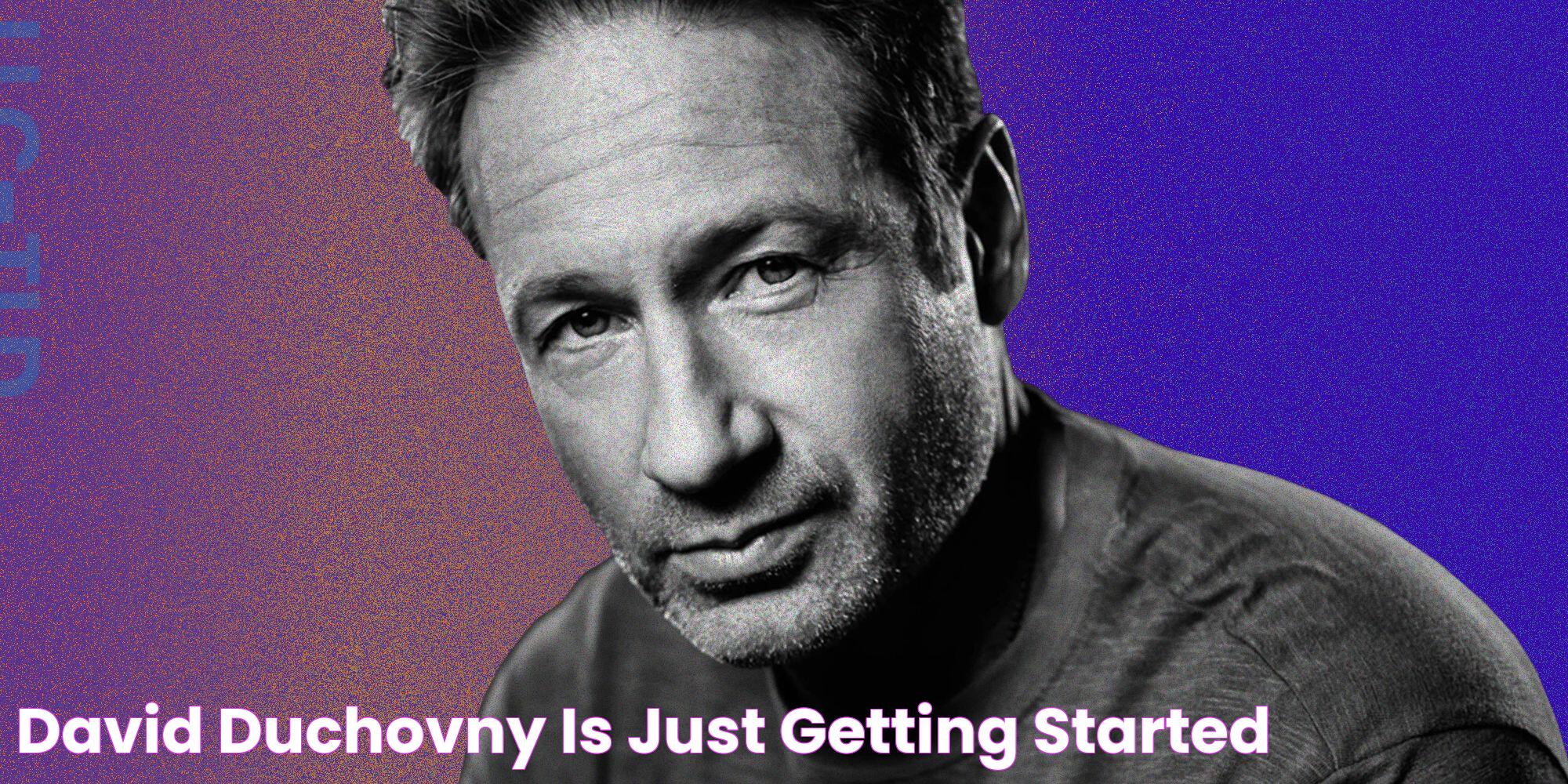 David Duchovny Is Just Getting Started