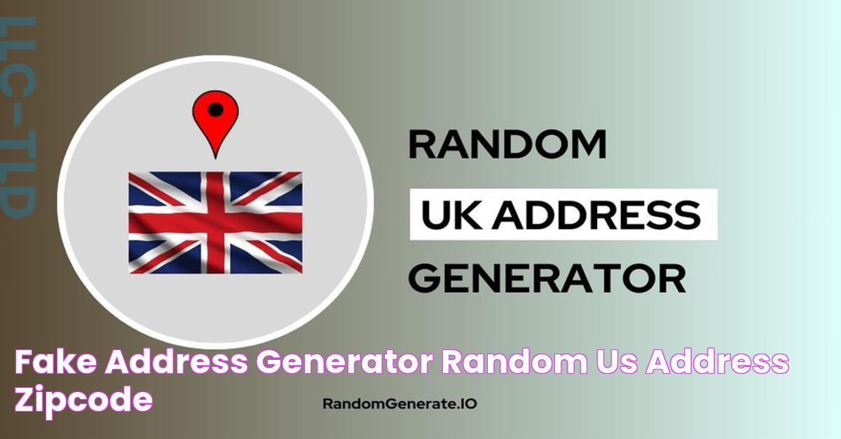 Fake Address Generator (Random US Address & Zipcode)