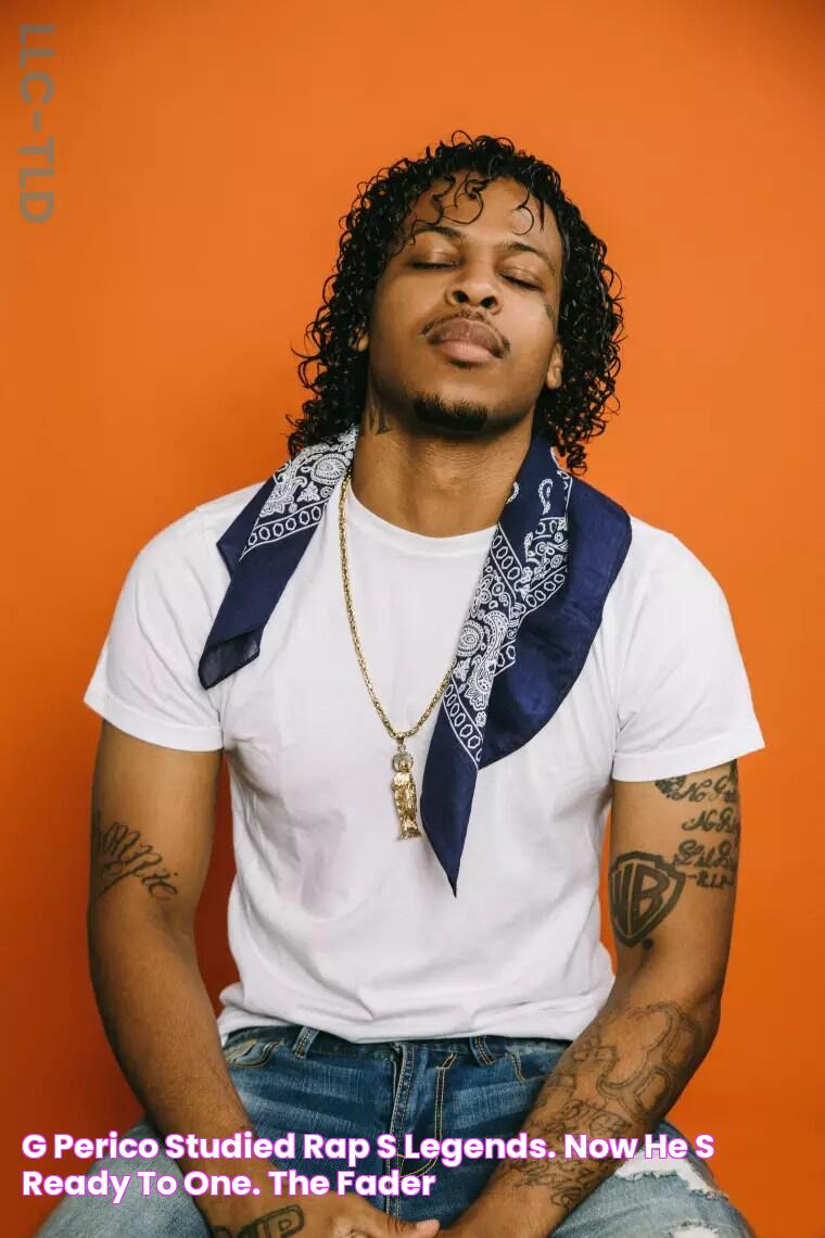 G Perico Studied Rap’s Legends. Now He’s Ready To One. The FADER