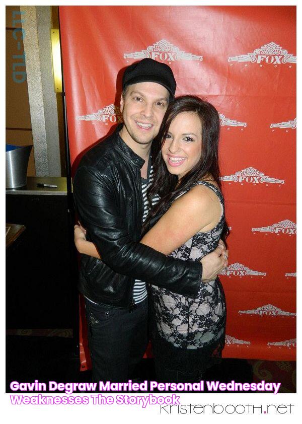 Gavin DeGraw Married Personal} Wednesday Weaknesses » The Storybook