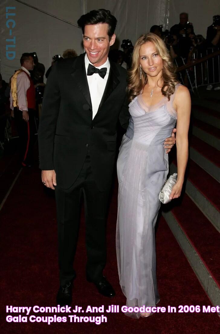 Harry Connick Jr. and Jill Goodacre in 2006 Met Gala Couples Through