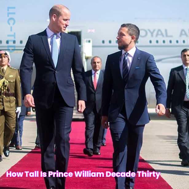 How Tall Is Prince William DECADE THIRTY