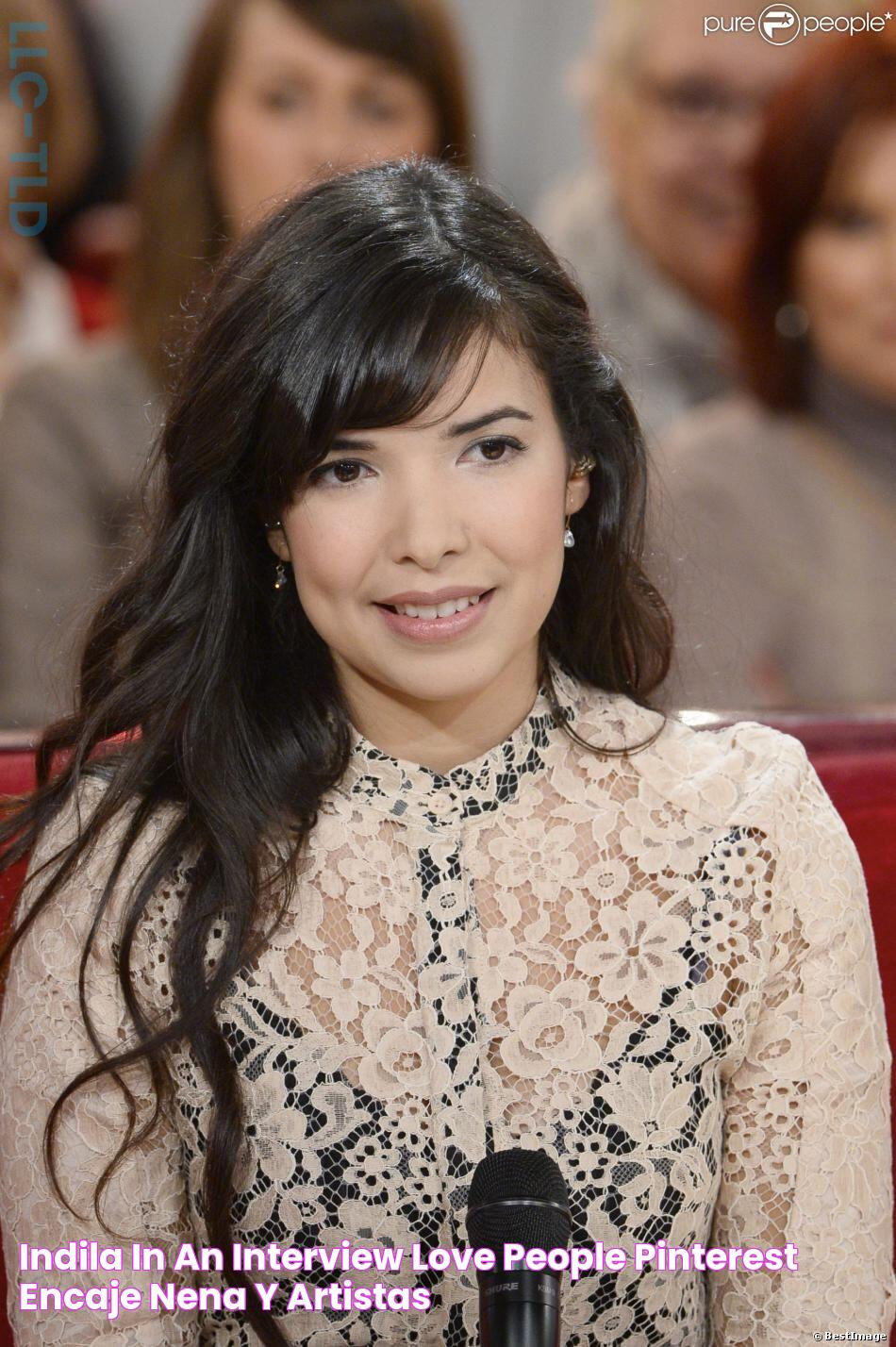 Indila in an interview LOVE People Pinterest Encaje, Nena y Artistas