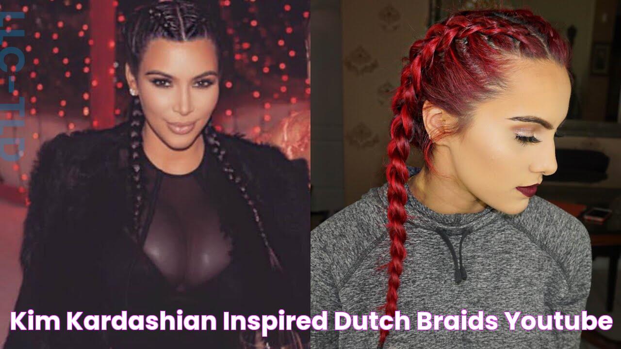 Kim kardashian inspired dutch braids! YouTube