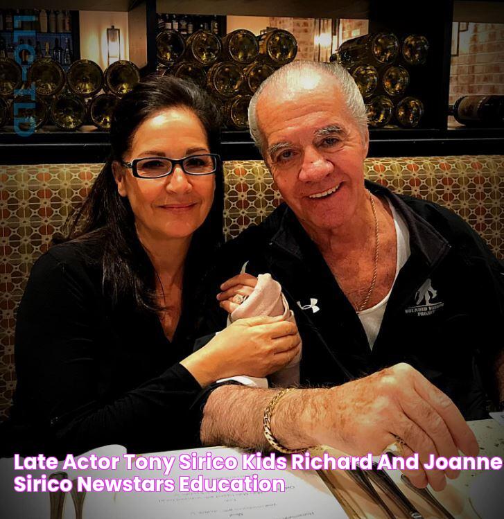 Late Actor Tony Sirico Kids Richard And Joanne Sirico NEWSTARS Education