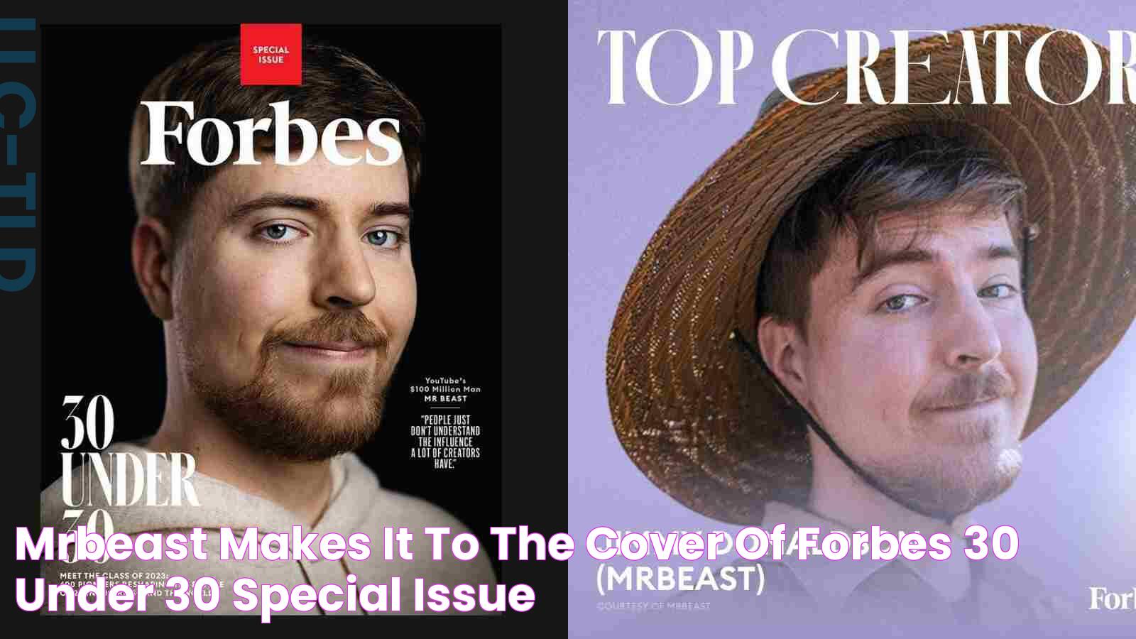 MrBeast makes it to the cover of Forbes 30 Under 30 special issue