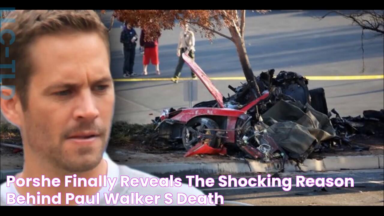 Porshe Finally Reveals the Shocking Reason behind Paul Walker's death