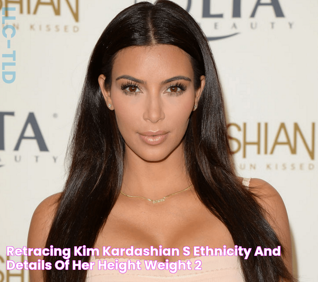 Retracing Kim Kardashian's Ethnicity and Details Of Her Height, Weight