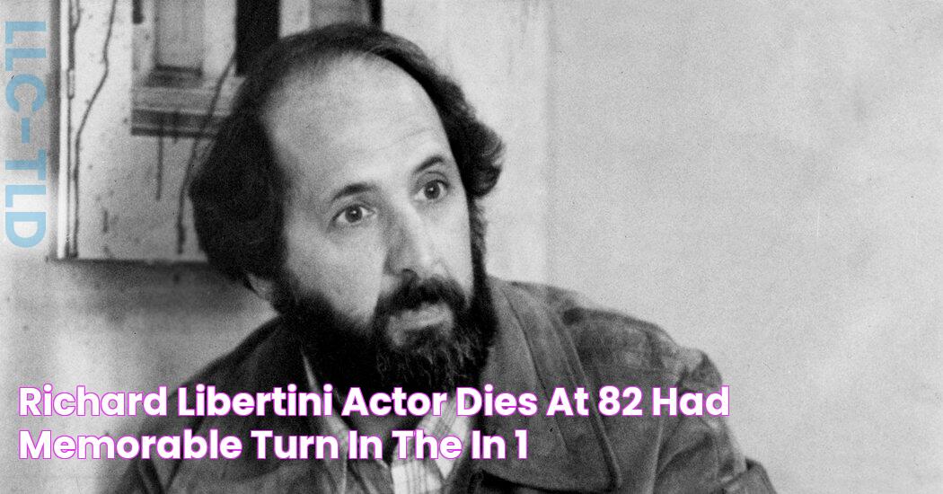 Richard Libertini, Actor, Dies at 82; Had Memorable Turn in ‘The In