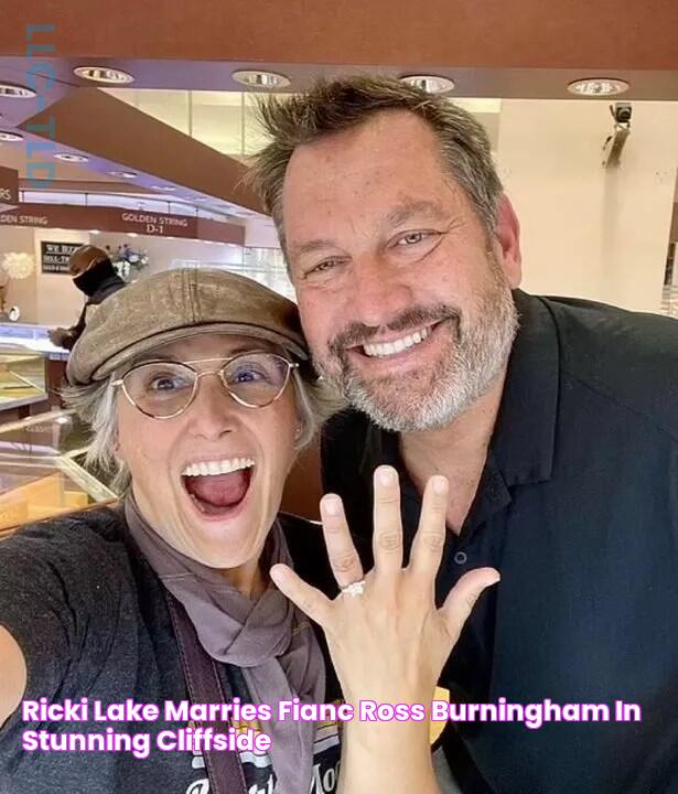 Ricki Lake marries fiancé Ross Burningham in stunning cliffside