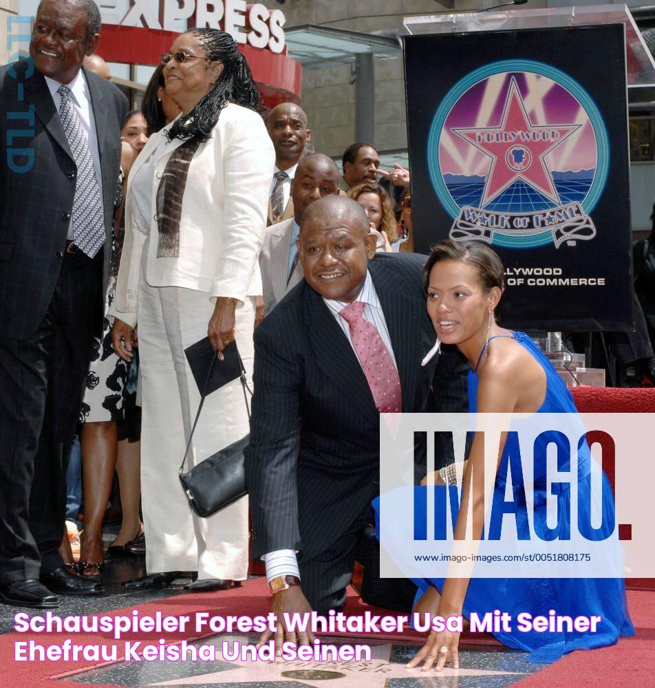 Schauspieler Forest Whitaker (USA) mit seiner Ehefrau Keisha und seinen