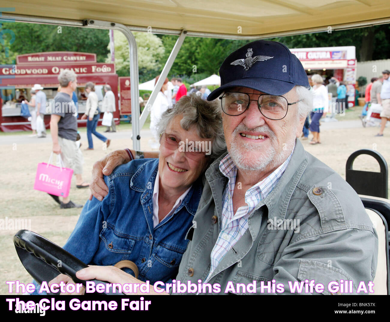 The actor, Bernard Cribbins and his wife Gill, at The CLA Game Fair