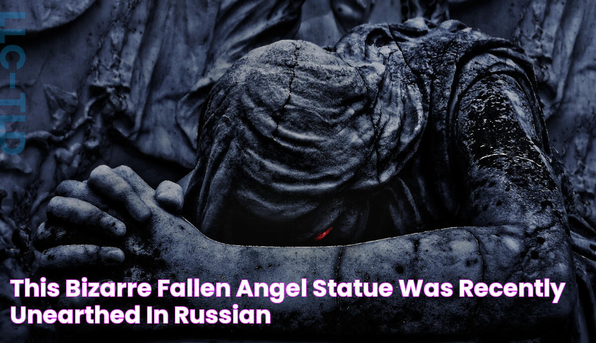 This Bizarre "Fallen Angel" Statue Was Recently Unearthed in Russian