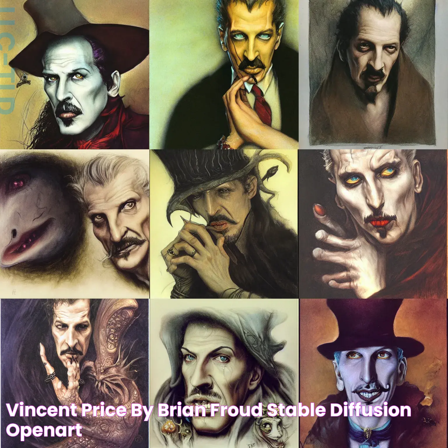 Vincent Price by Brian Froud Stable Diffusion OpenArt