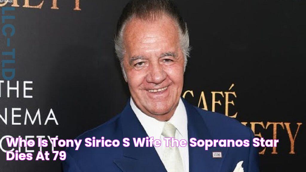 Who is Tony Sirico’s wife? ‘The Sopranos’ Star Dies at 79