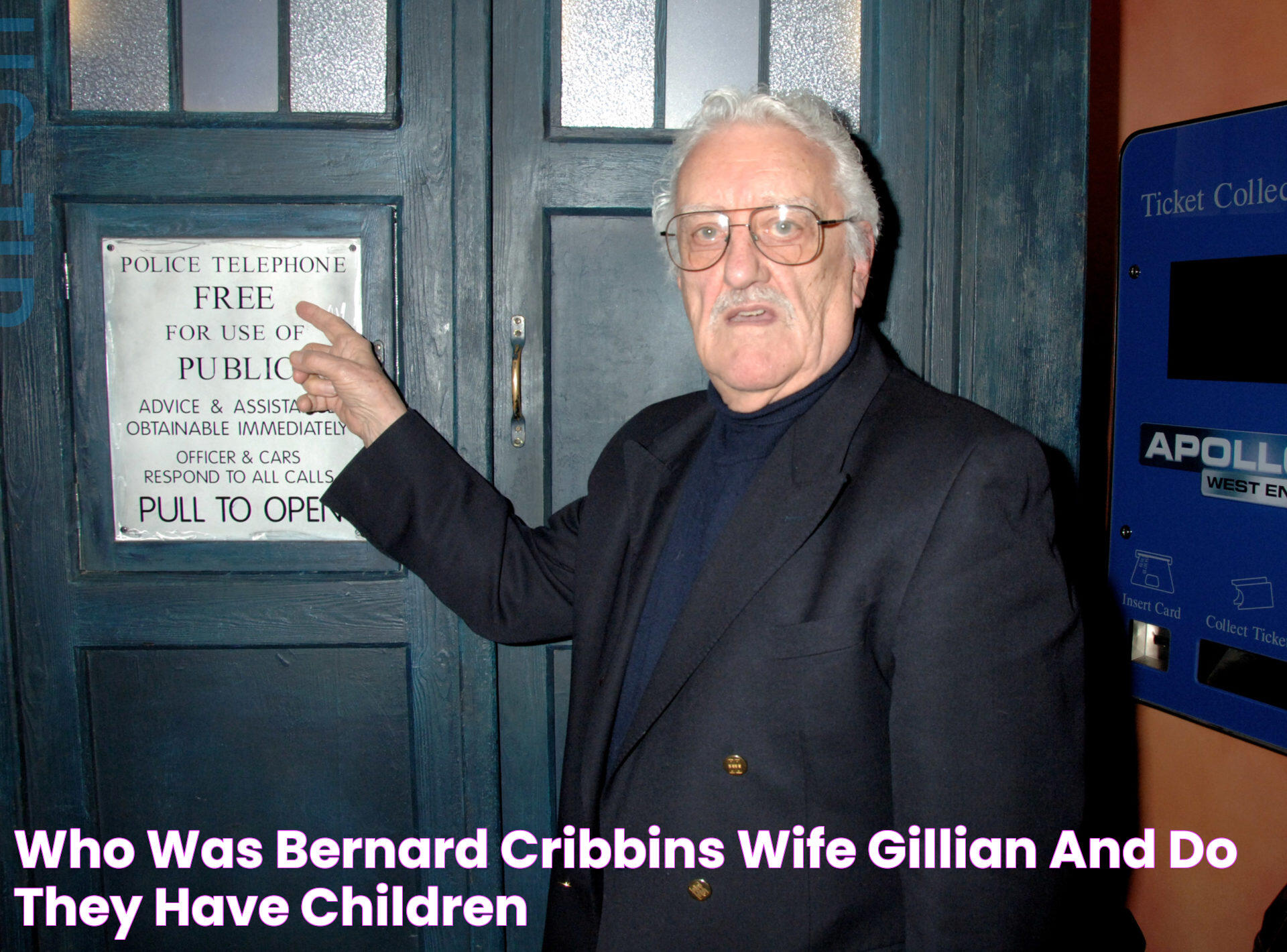 Who was Bernard Cribbins’ wife Gillian and do they have children?