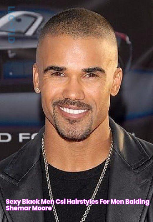 sexy black men csi Hairstyles For Men Balding Shemar Moore