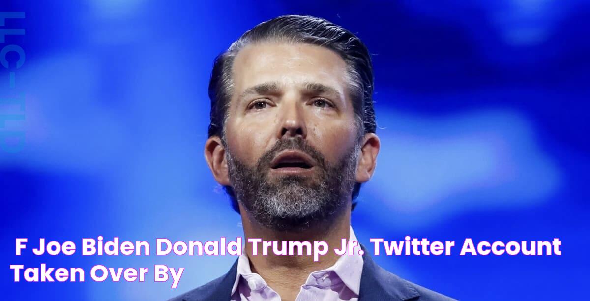 ‘F Joe Biden’ Donald Trump Jr. Twitter Account Taken Over By