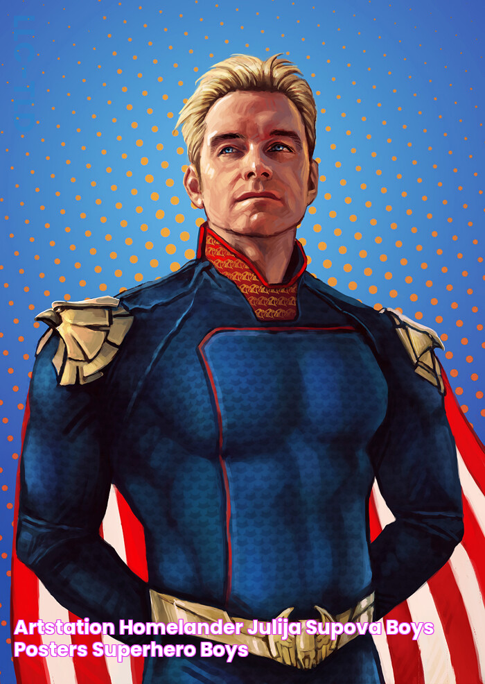 ArtStation Homelander, Julija Supova Boys posters, Superhero, Boys