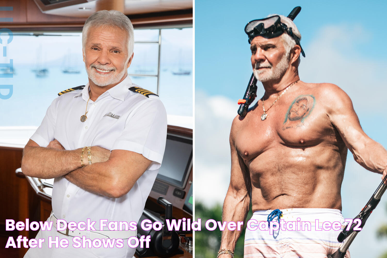 Below Deck fans go wild over Captain Lee, 72, after he shows off